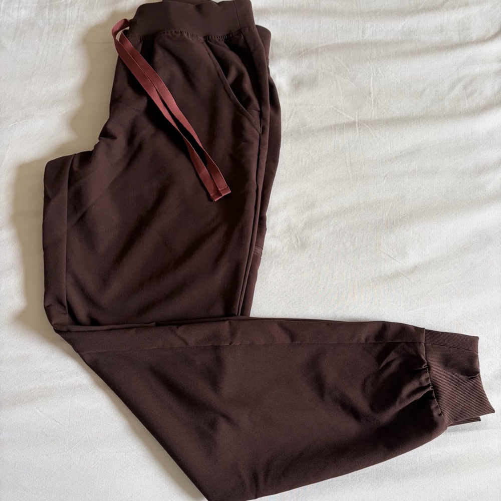 Women’s Figs Limited Edition Espresso Brown Zamora Jogger Pants XS